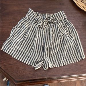 Treasure and Bond Flowy Striped shorts